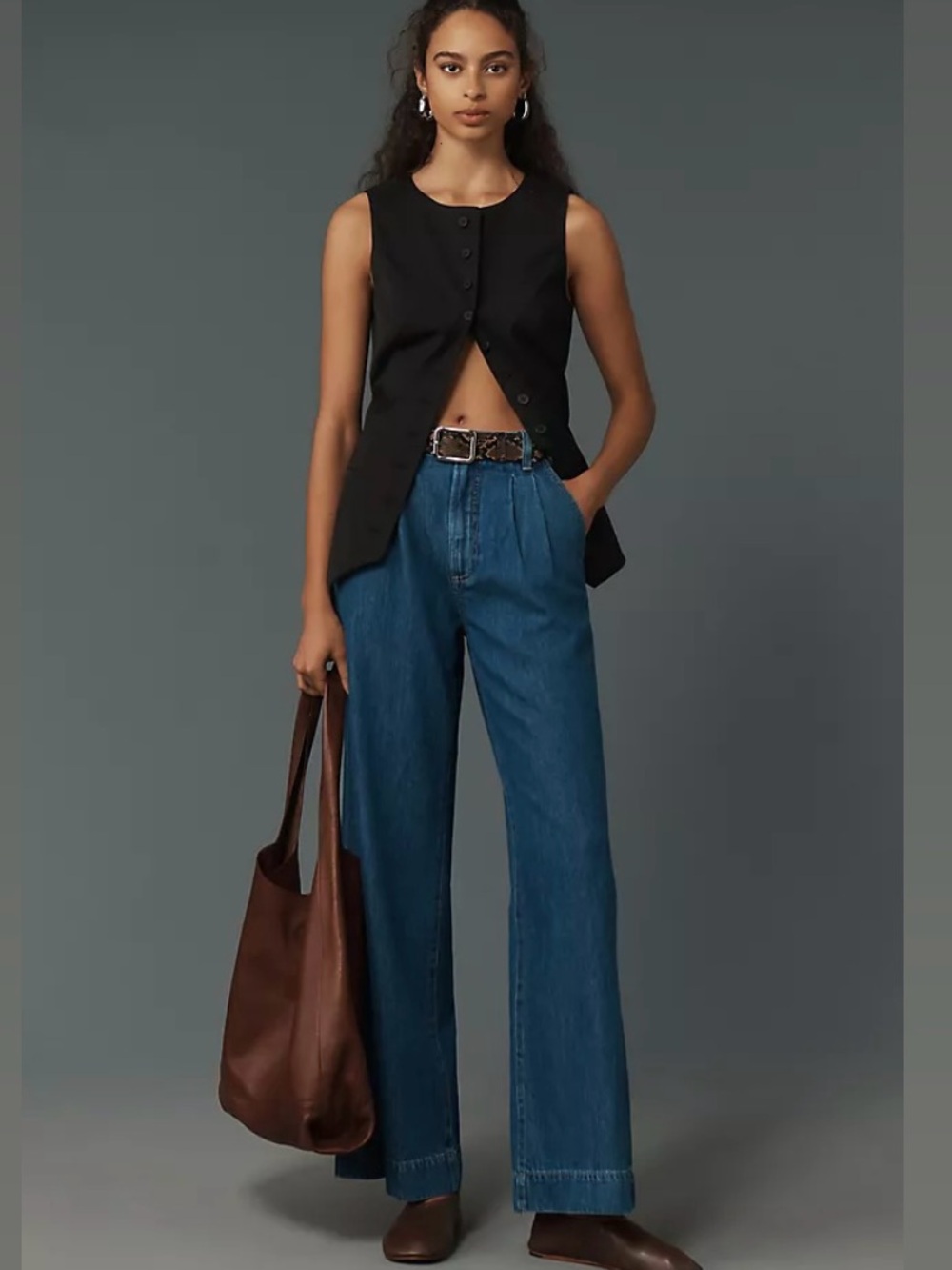 Pistola Victoria High Rise Wide Leg Trouser Jeans